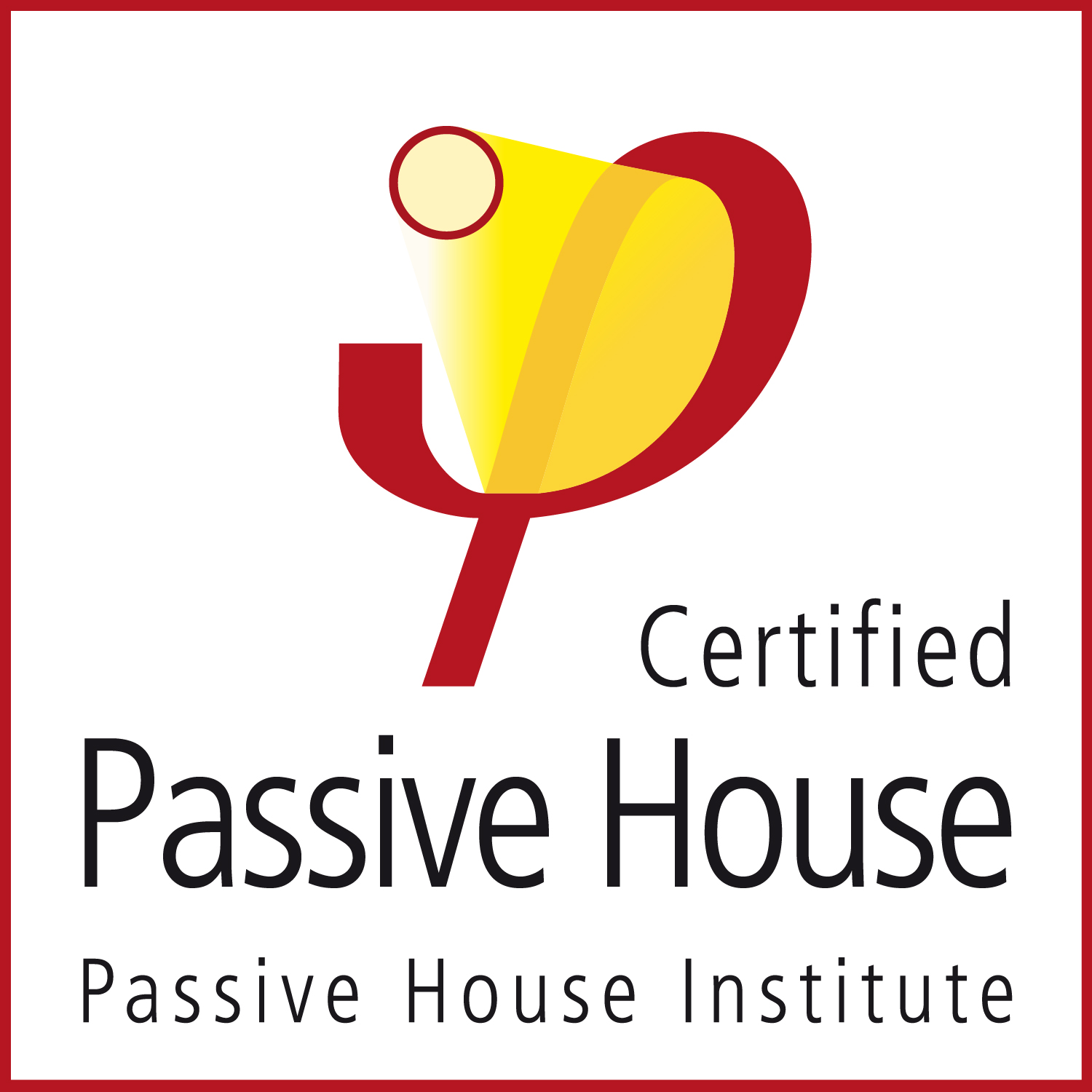 Certified by Passive House Institute